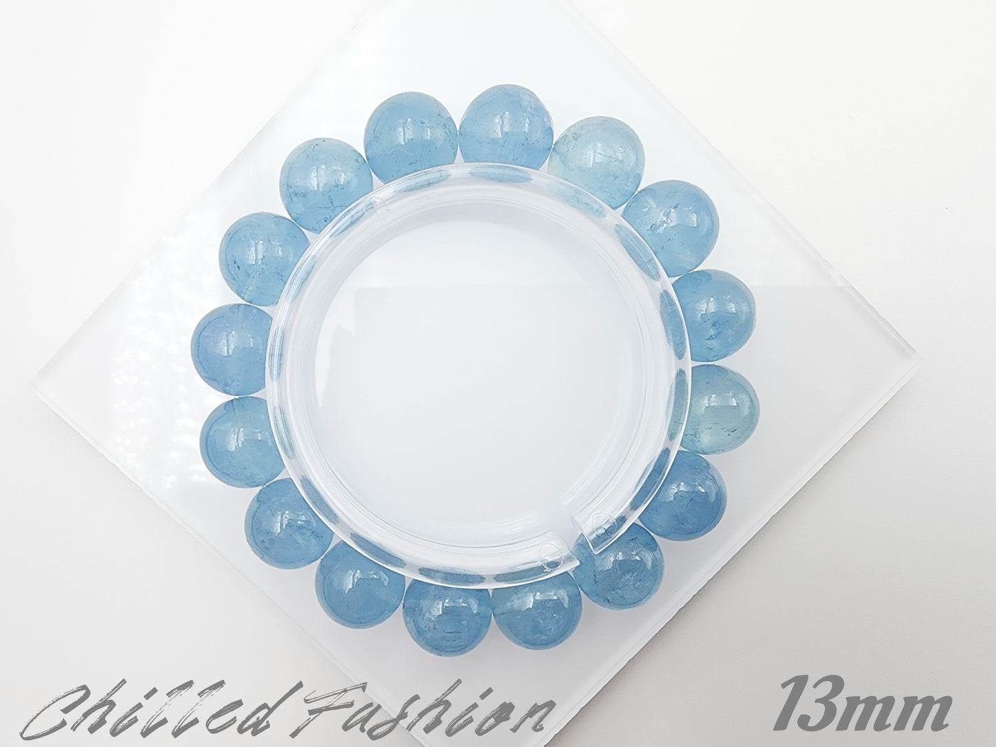 [Bracelet] Natural Aquamarine Bracelet