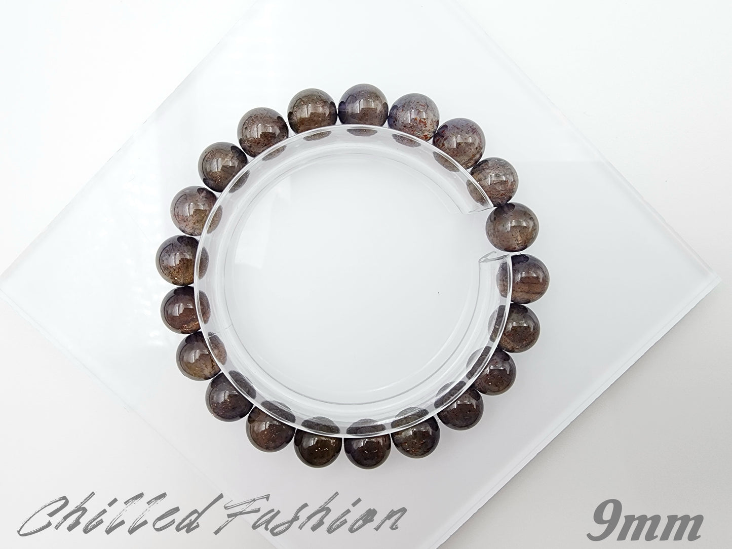 [Bracelet] Natural Bloodshot Iolite Bracelet