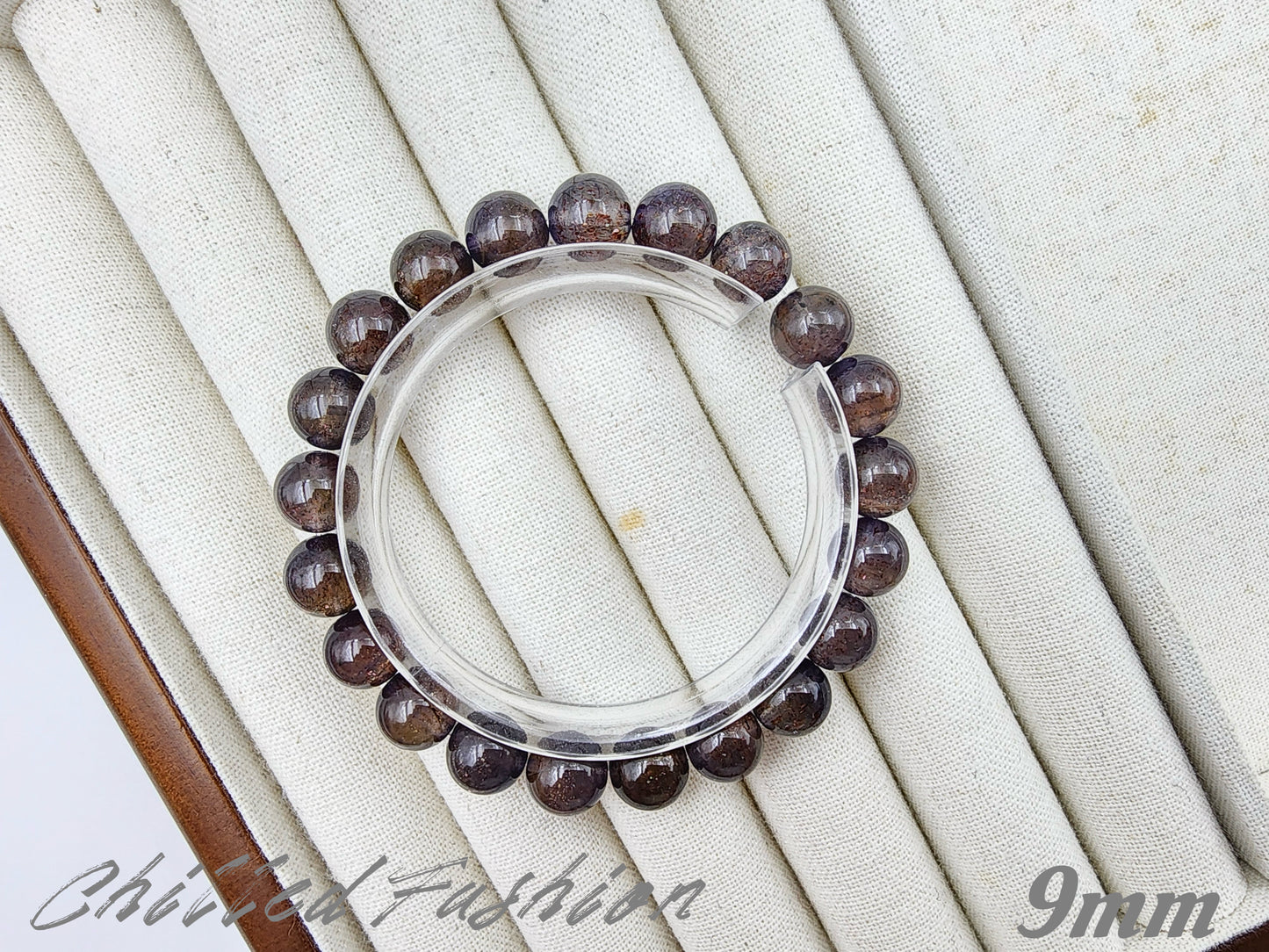 [Bracelet] Natural Bloodshot Iolite Bracelet