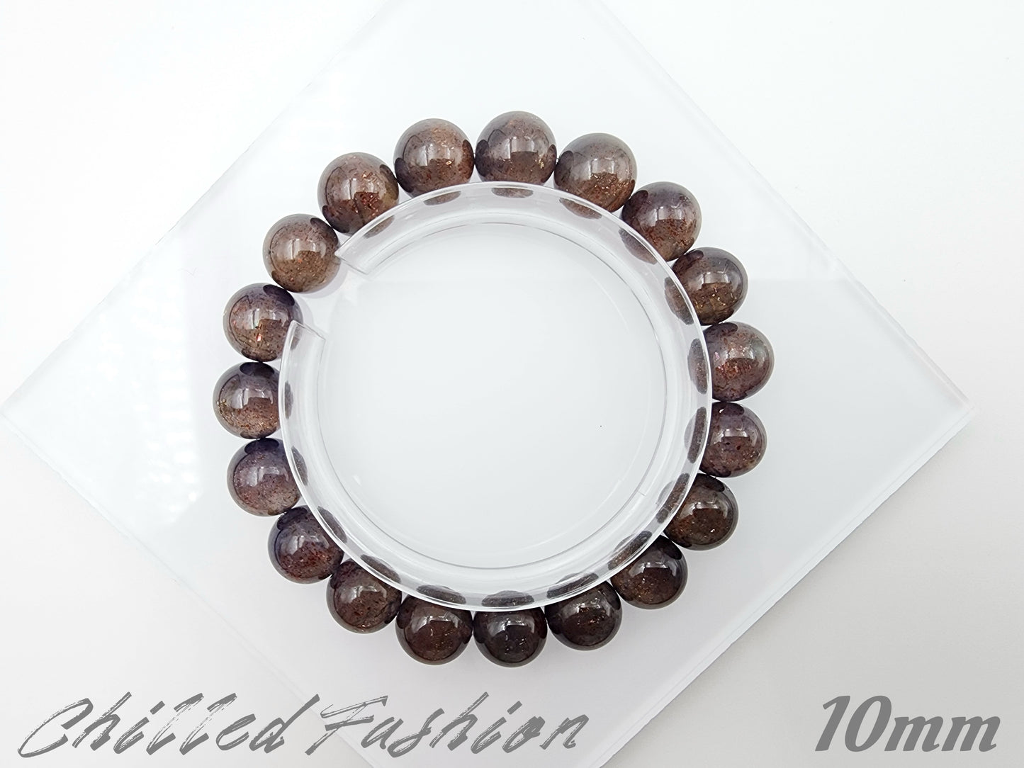 [Bracelet] Natural Bloodshot Iolite Bracelet