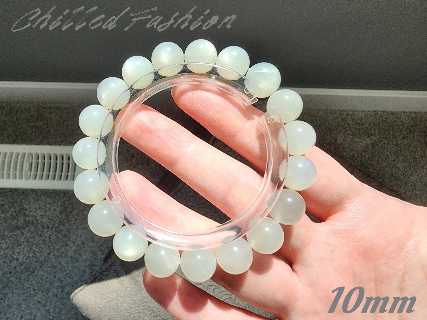 [Bracelet] Green-Tone Moonstone Bracelet