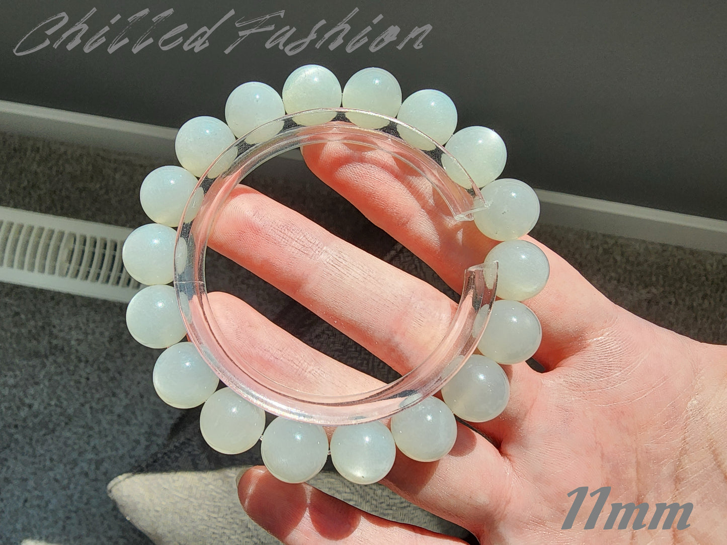 [Bracelet] Green-Tone Moonstone Bracelet