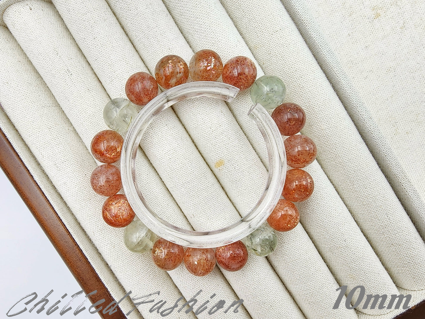 [Bracelet] Arusha Bracelet with Golden Sunstone and Green Beryl