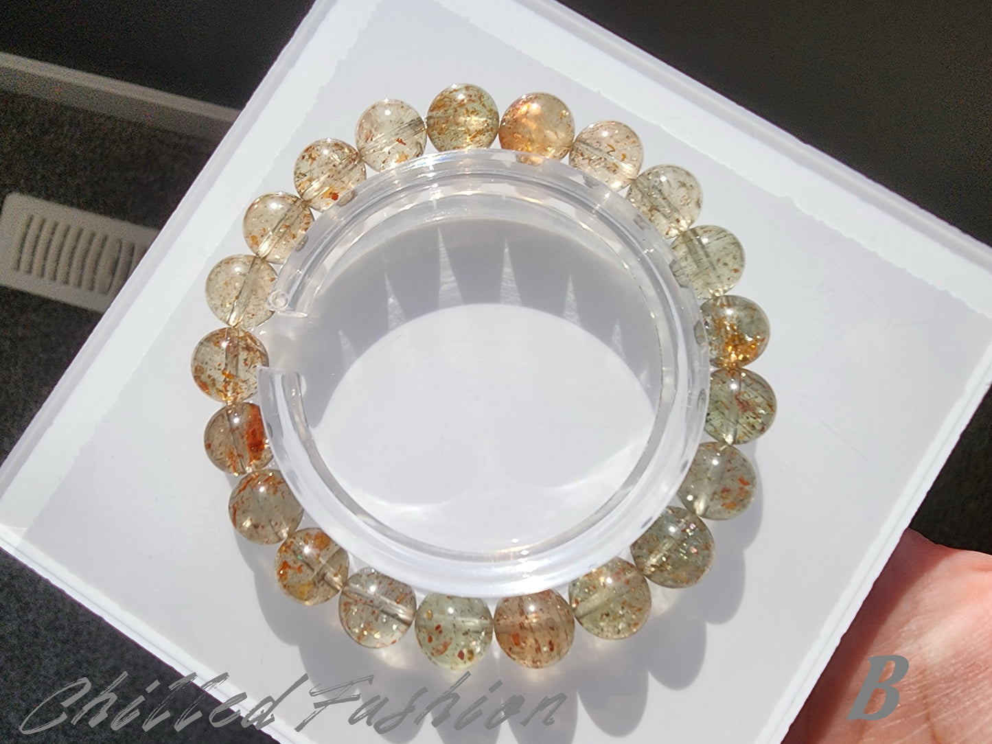 [Bracelet] 9mm Arusha Green Beryl Bracelet