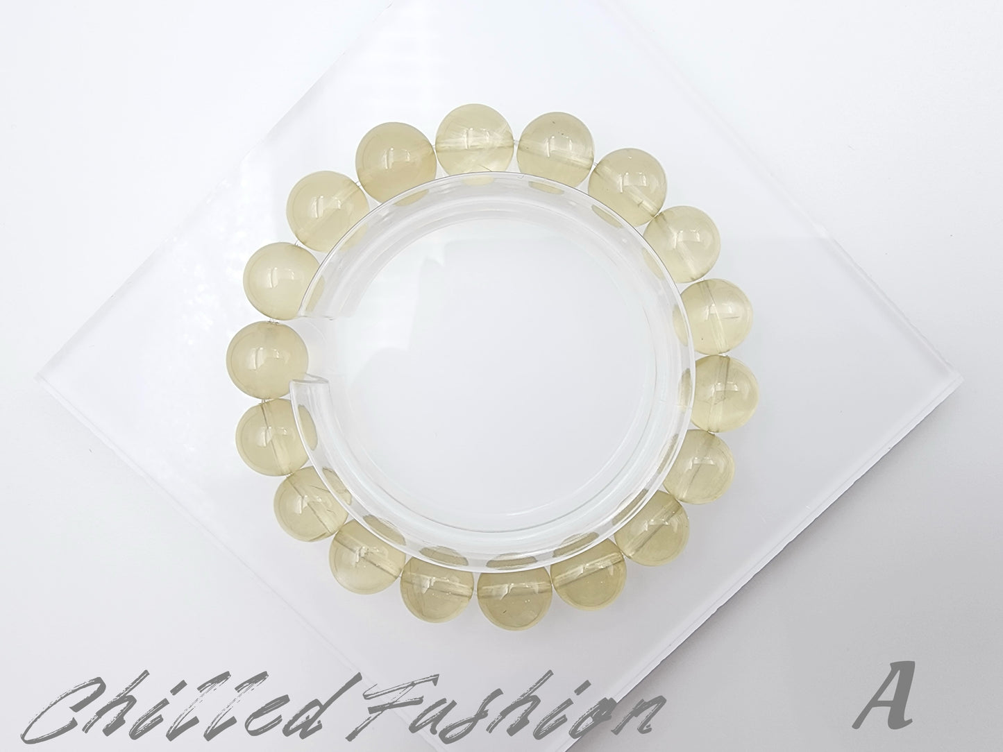 [Bracelet] 11mm Golden Feldspar Bracelet
