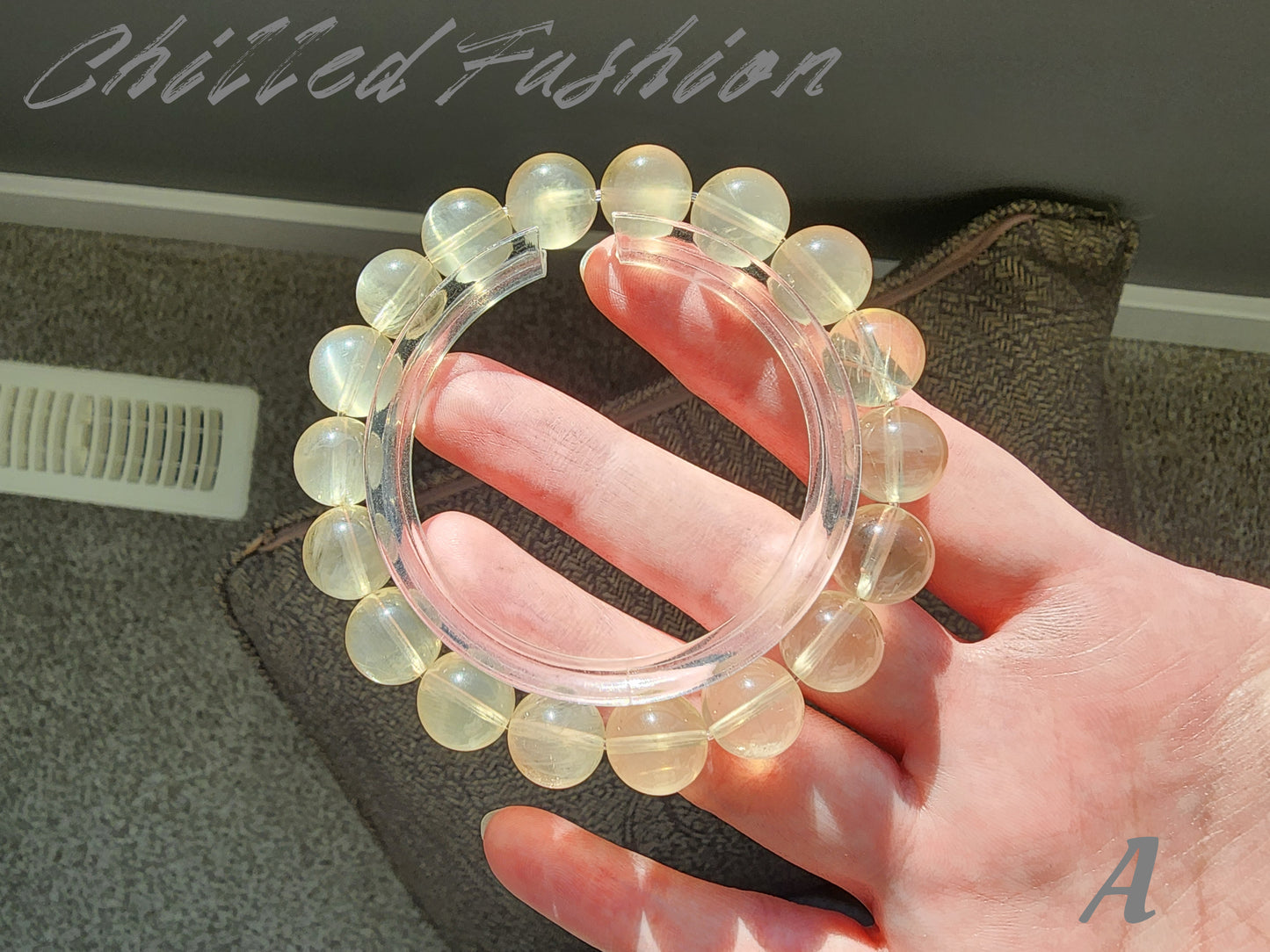 [Bracelet] 11mm Golden Feldspar Bracelet