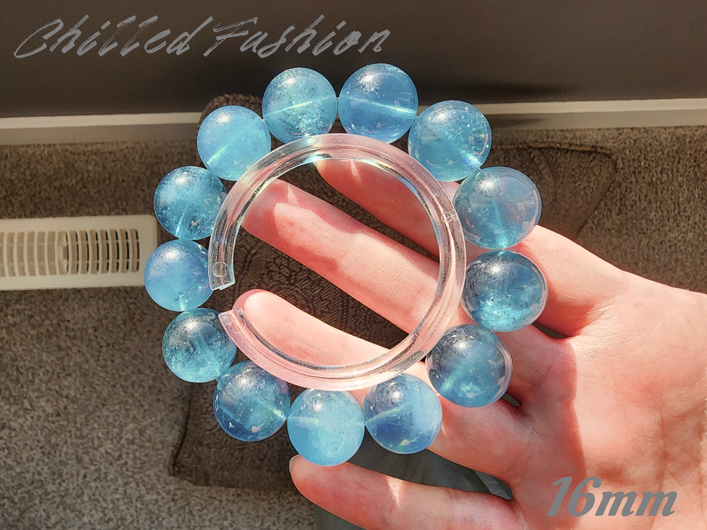 [Bracelet] Devil Blue Aquamarine Bracelet