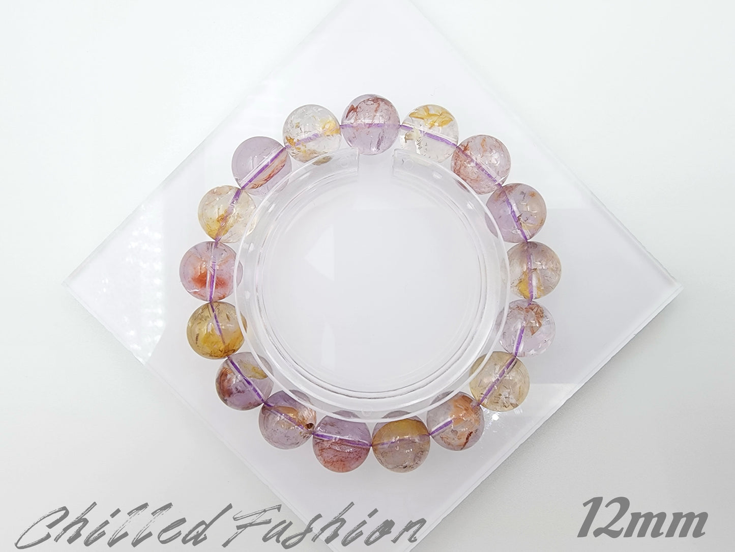[Bracelet] Hematoid Amethyst Bracelet