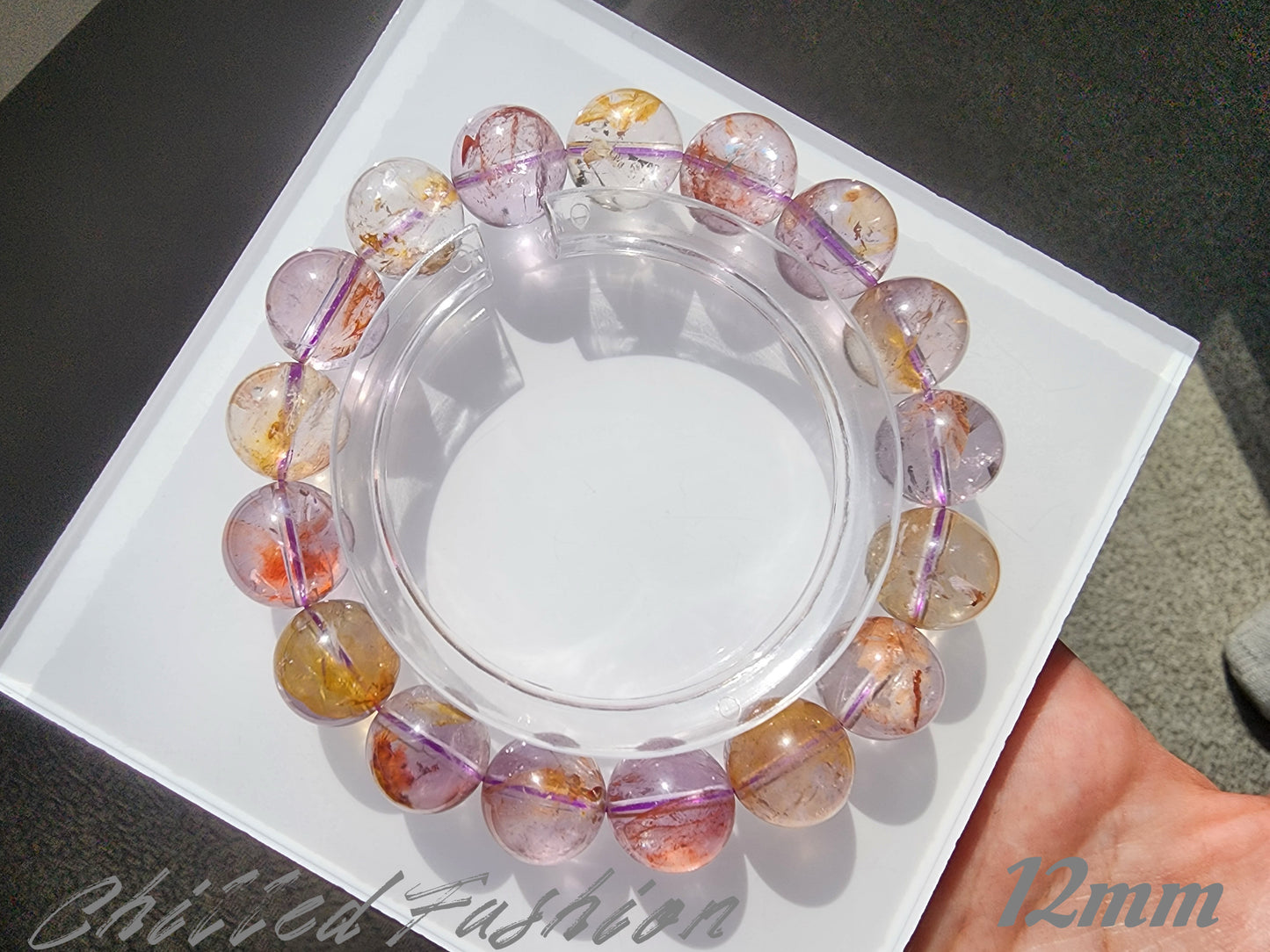 [Bracelet] Hematoid Amethyst Bracelet