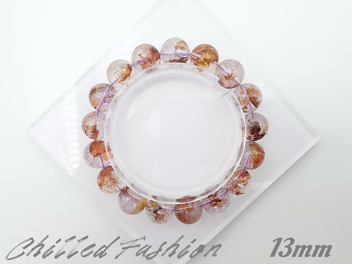 [Bracelet] Hematoid Amethyst Bracelet