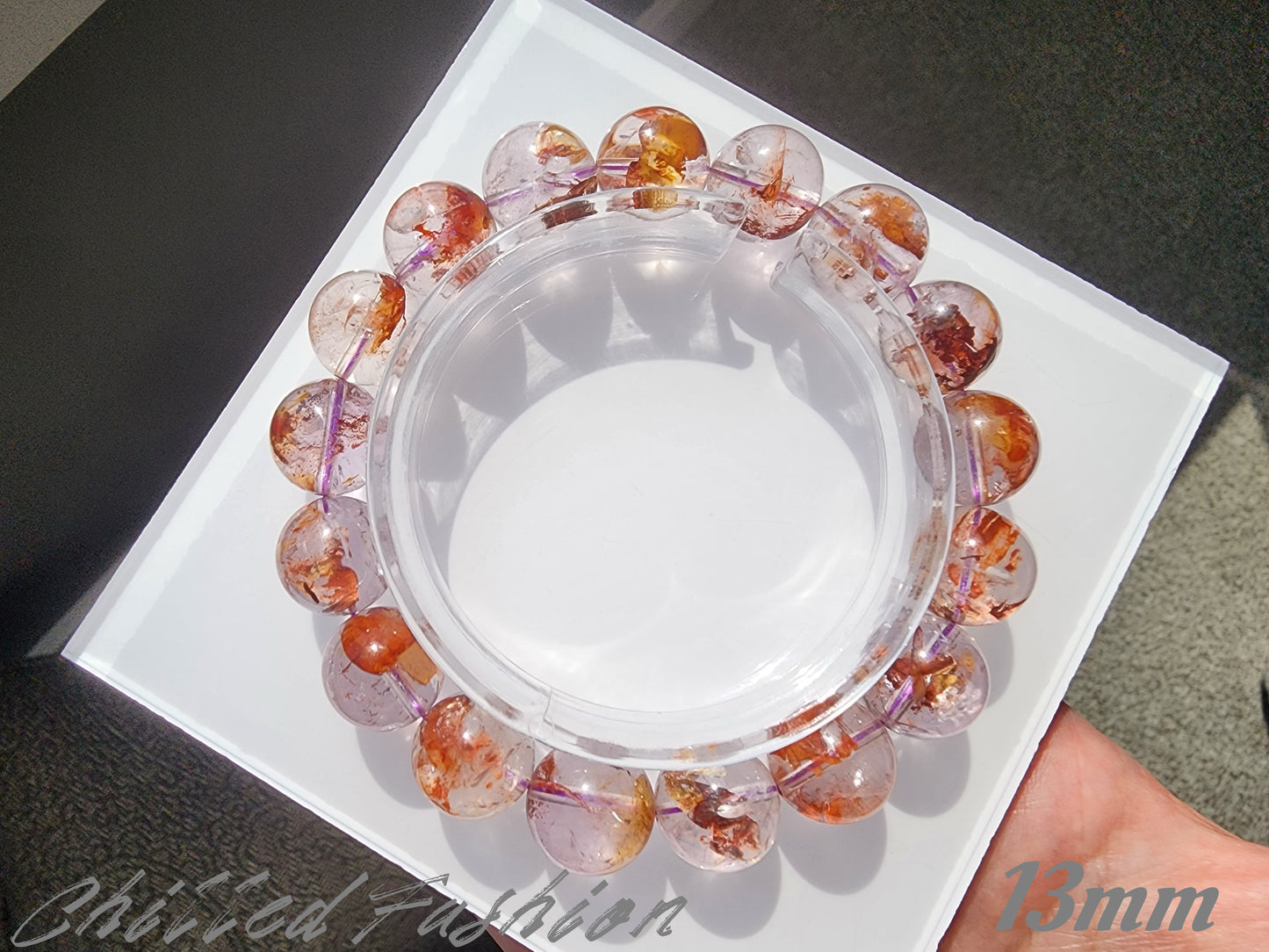[Bracelet] Hematoid Amethyst Bracelet