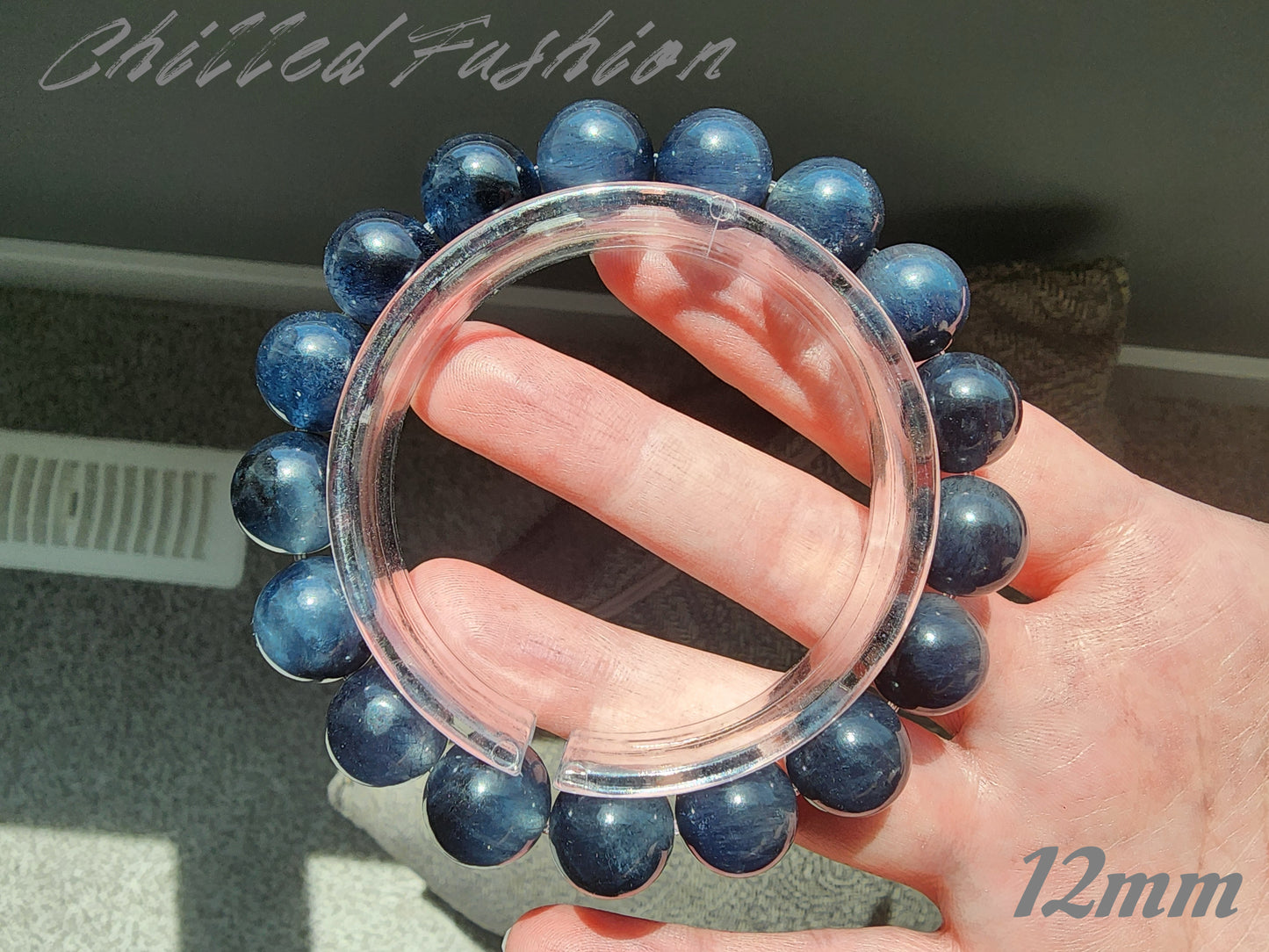 [Bracelet] Blue Rabbit Hair Quartz Bracelet