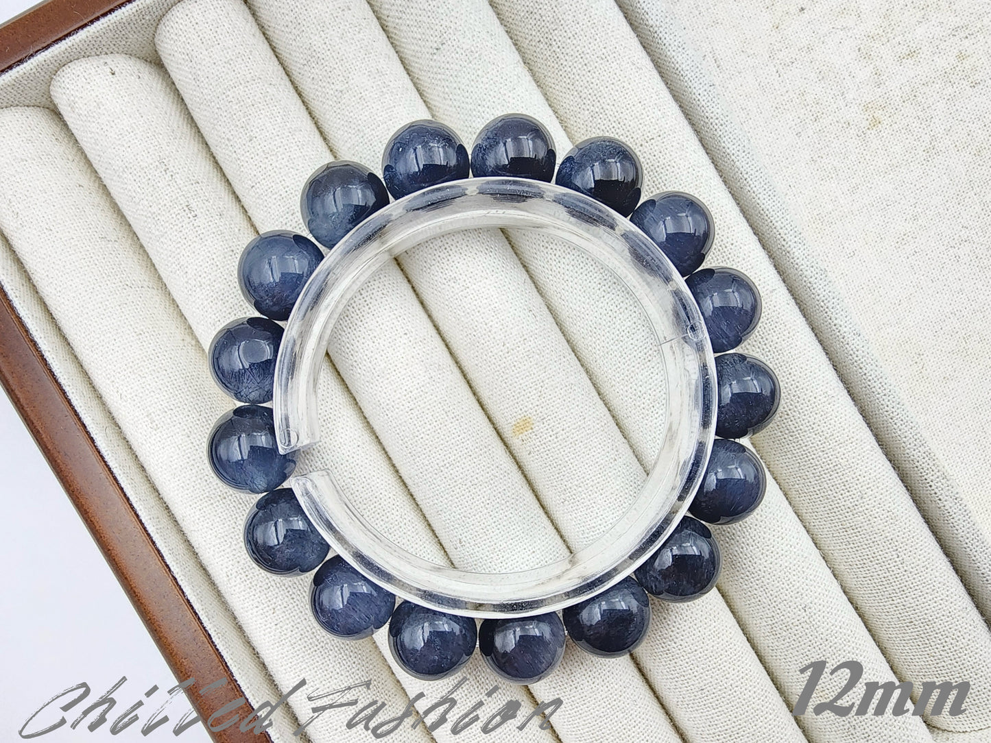 [Bracelet] Blue Rabbit Hair Quartz Bracelet