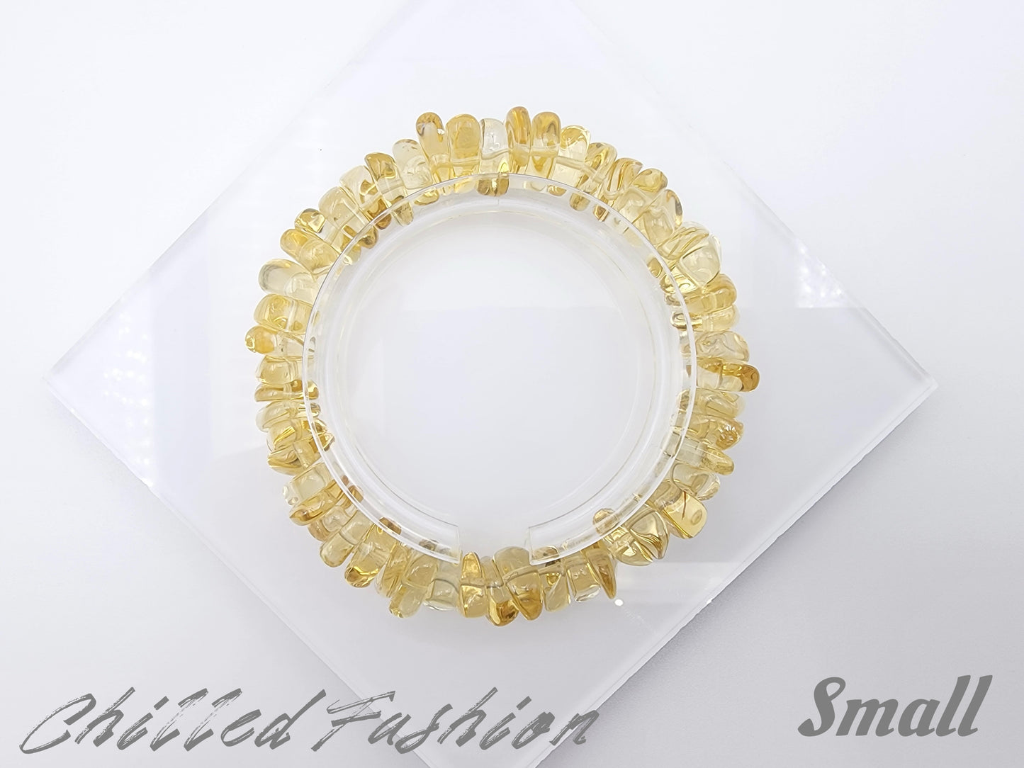 [Bracelet] Citrine Chip Bracelet