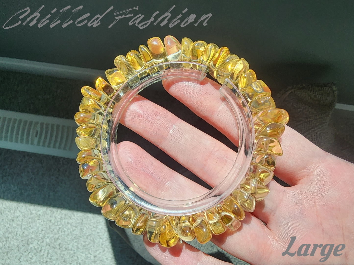 [Bracelet] Citrine Chip Bracelet