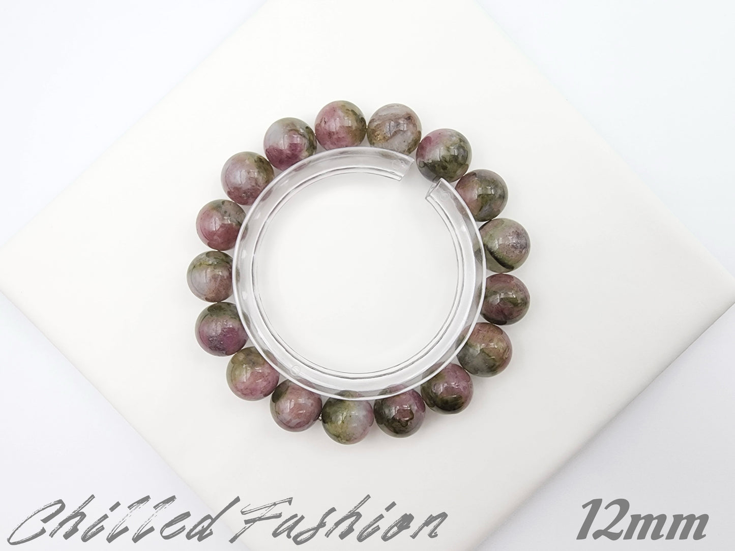 [Bracelet] Watermelon Tourmaline Bracelet