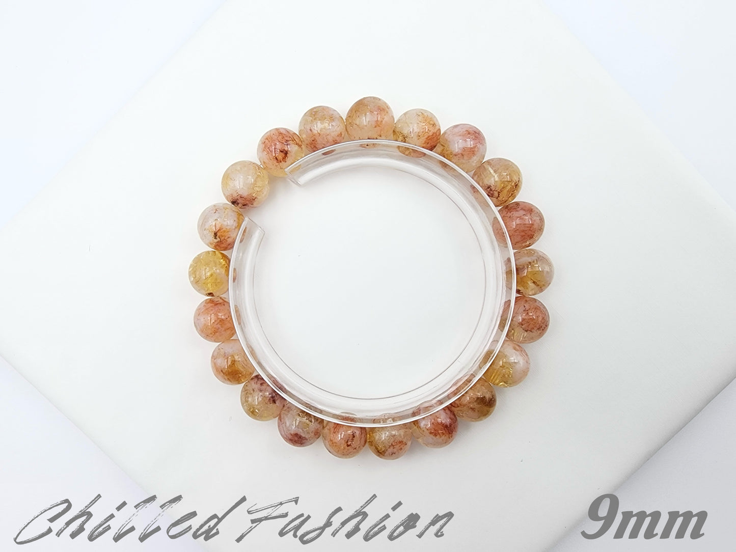 [Bracelet] Hematoid Citrine Bracelet