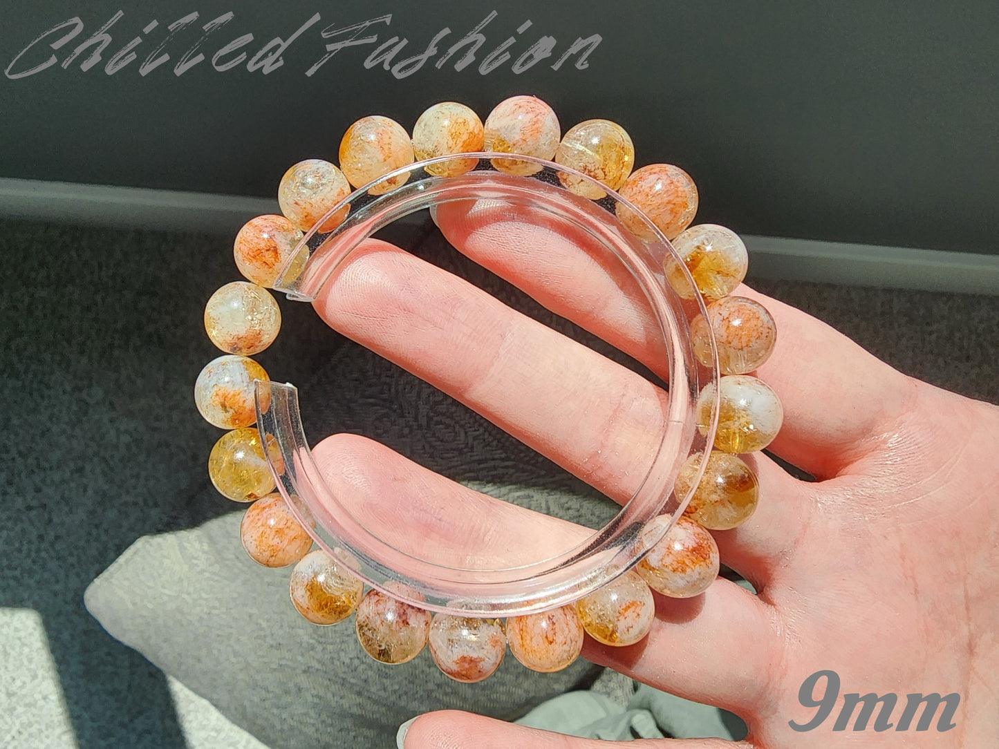 [Bracelet] Hematoid Citrine Bracelet