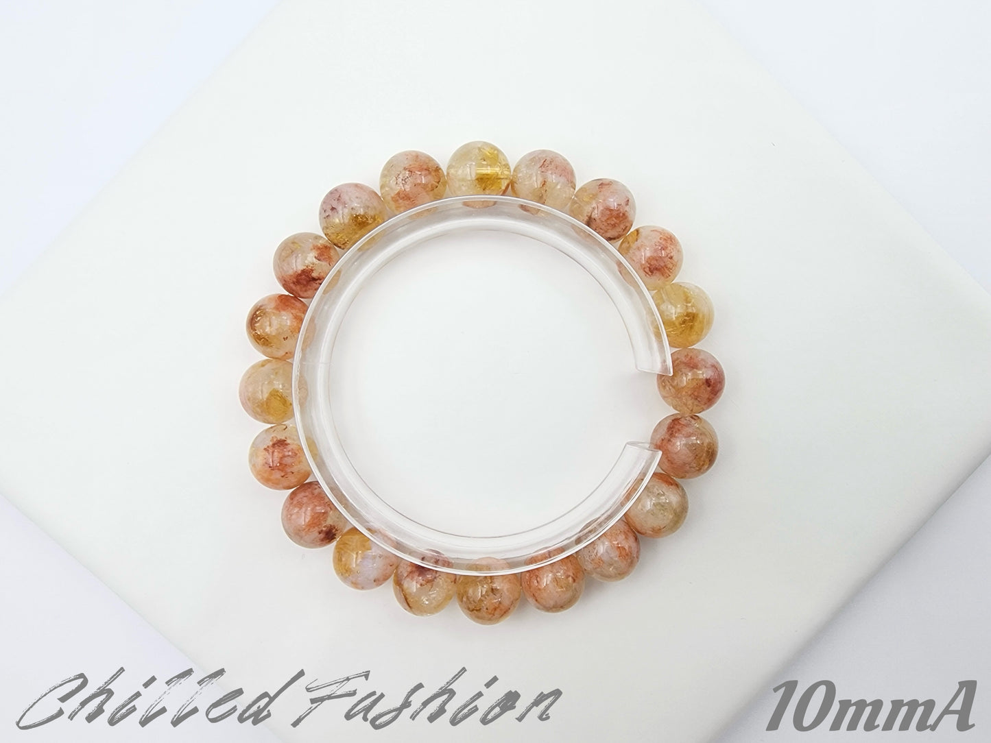 [Bracelet] Hematoid Citrine Bracelet