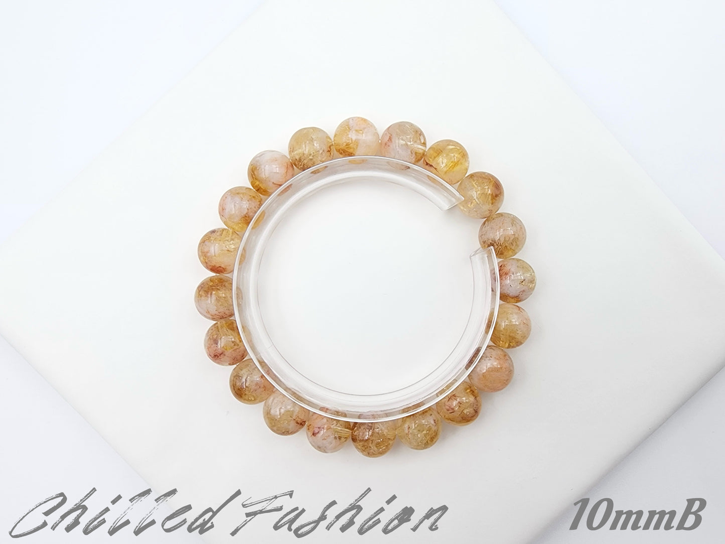 [Bracelet] Hematoid Citrine Bracelet