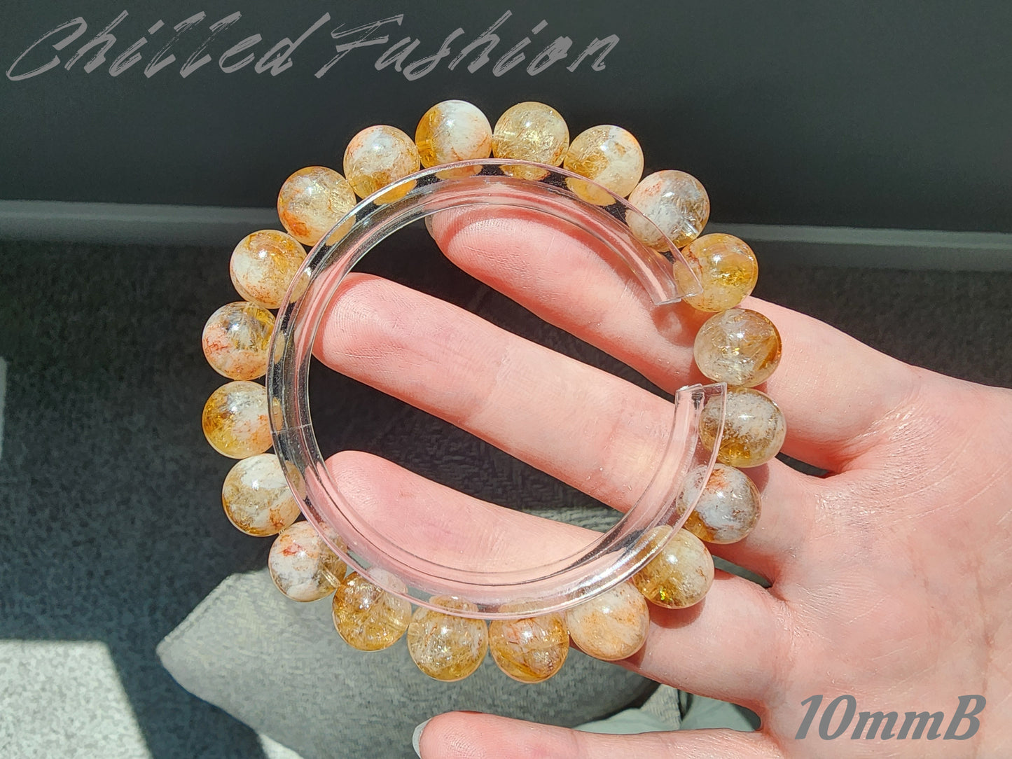 [Bracelet] Hematoid Citrine Bracelet