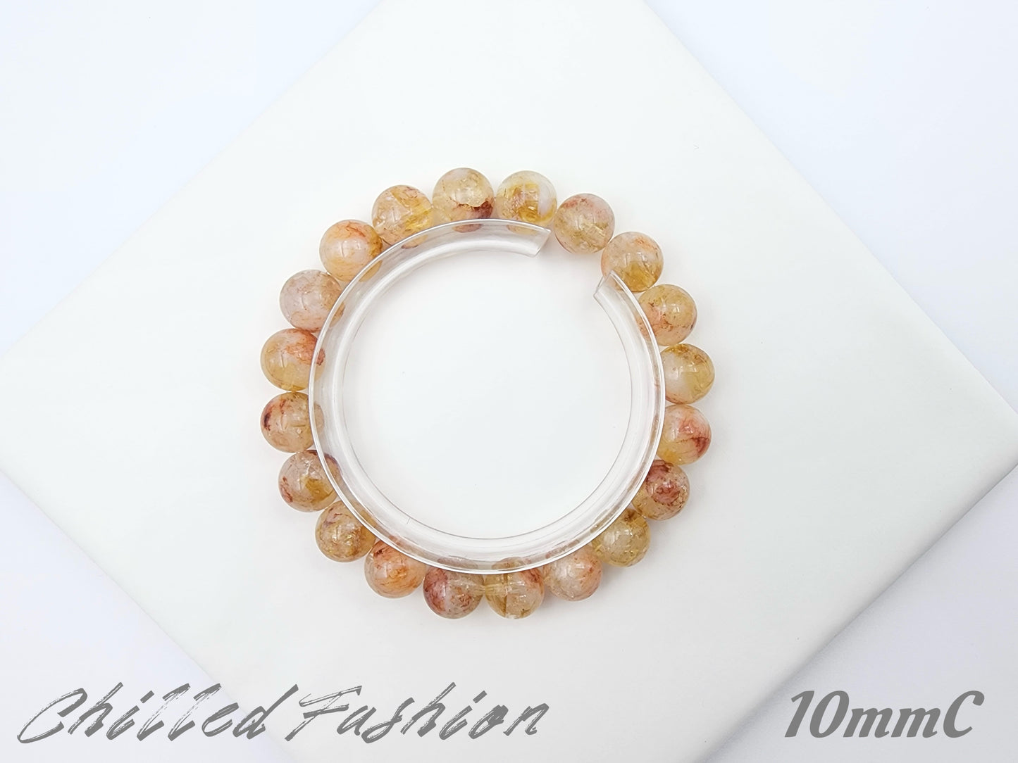 [Bracelet] Hematoid Citrine Bracelet