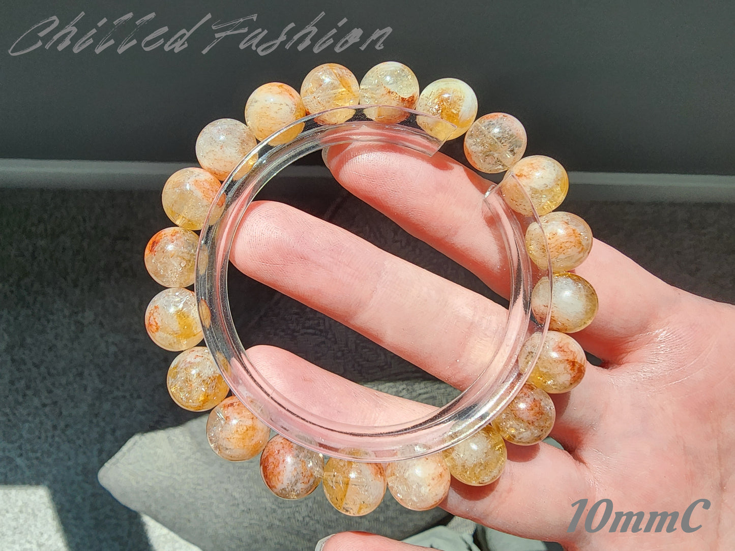 [Bracelet] Hematoid Citrine Bracelet