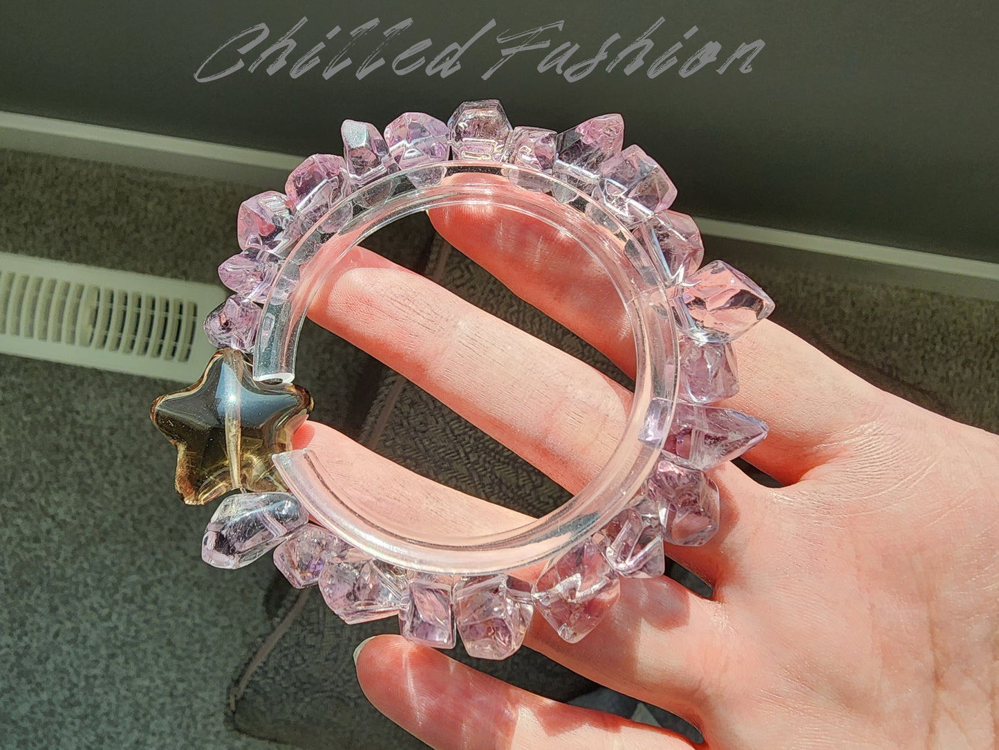 [Bracelet] Amethyst or Citrine Chip Bracelet