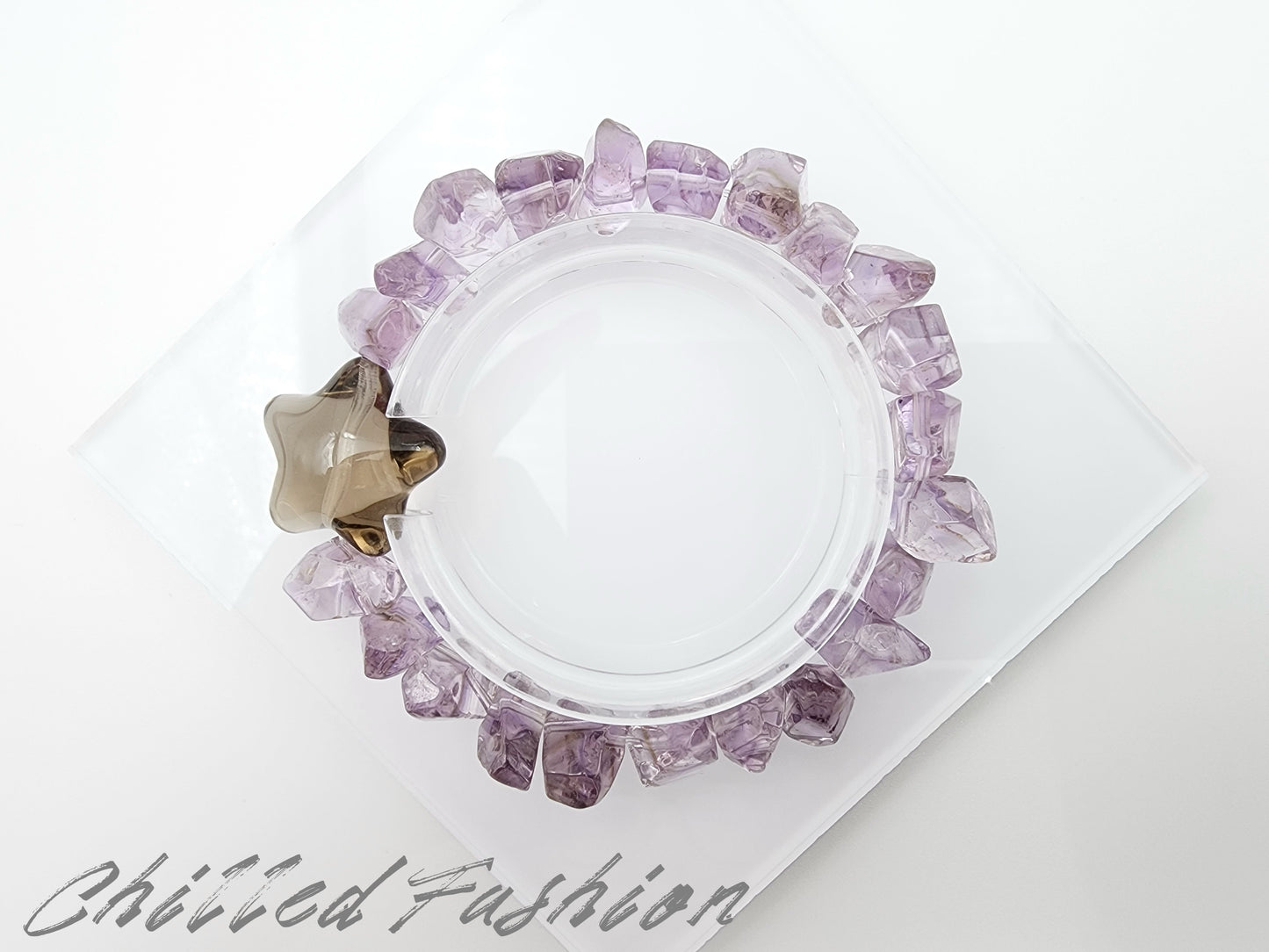 [Bracelet] Amethyst or Citrine Chip Bracelet