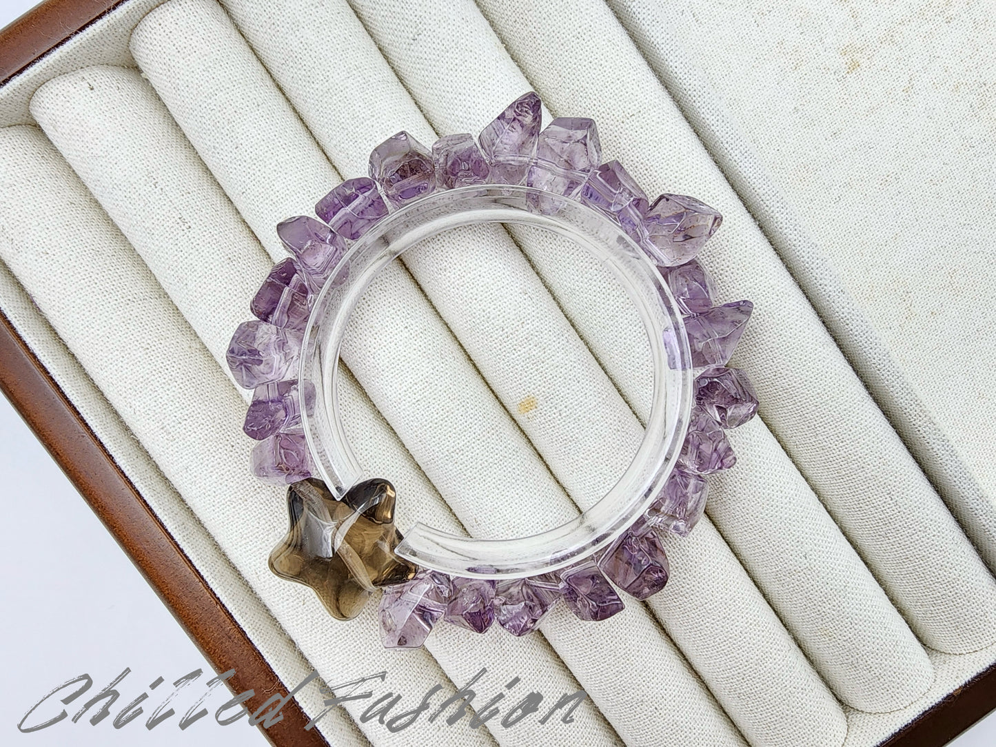 [Bracelet] Amethyst or Citrine Chip Bracelet