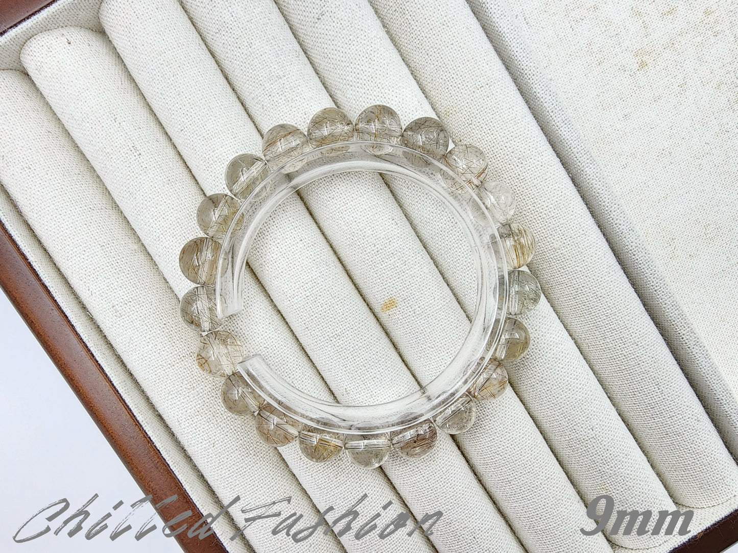 [Bracelet] Natural Rutilated Quartz Bracelet