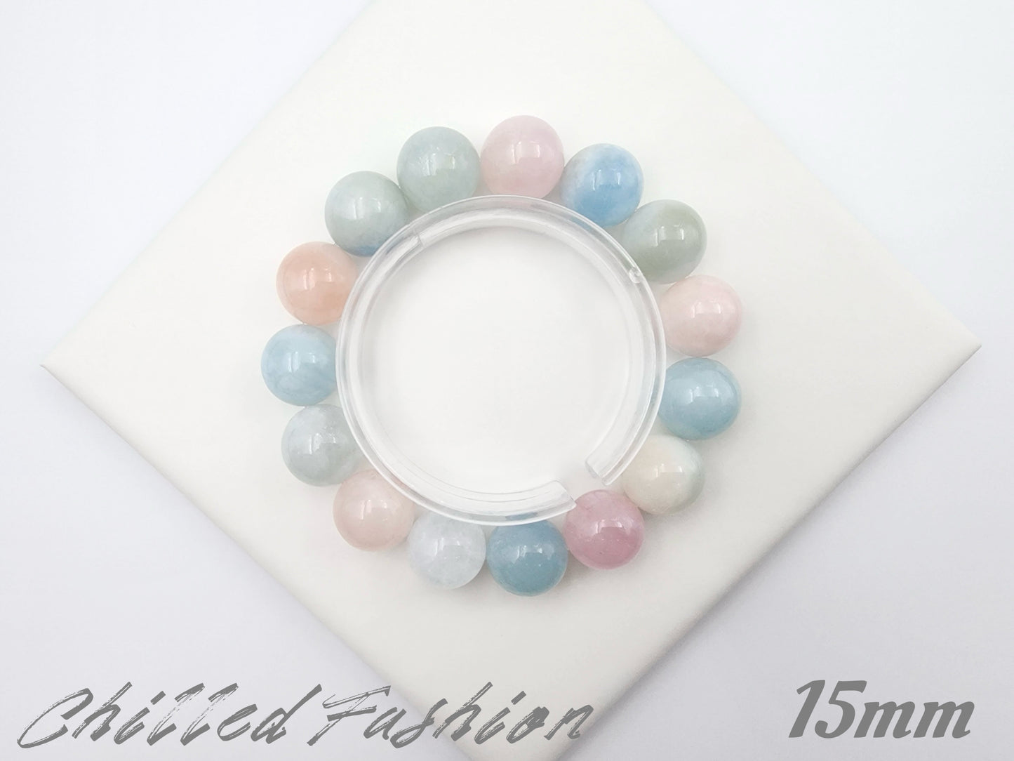 [Bracelet] Pastel Rainbow Morganite Bracelets