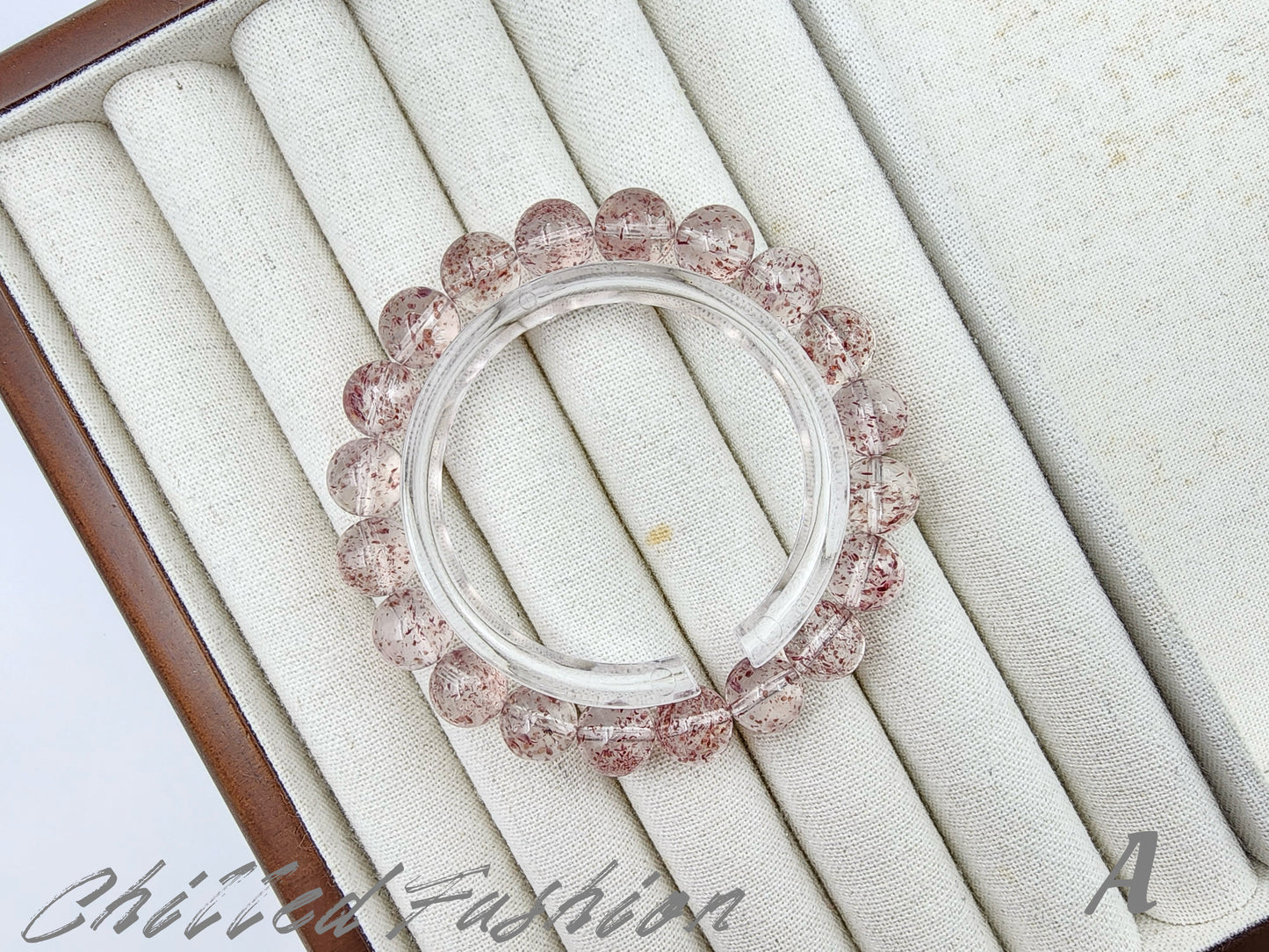 [Bracelet] 9mm Natural Strawberry Quartz Bracelet