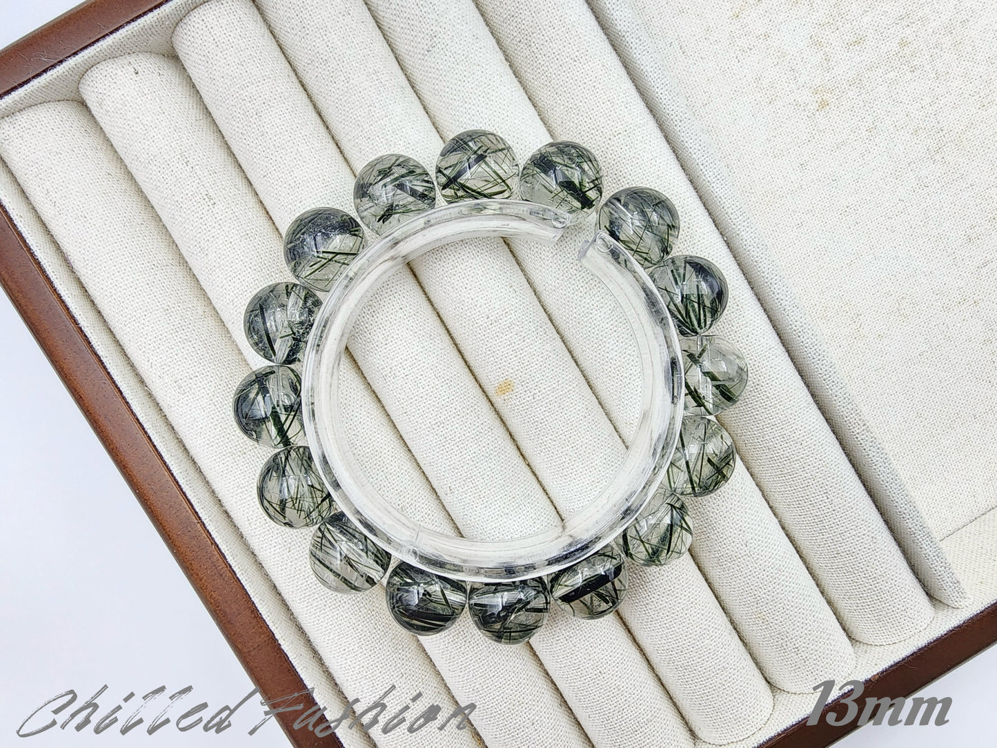 [Bracelet] Brazilian Green Rutilated Quartz Bracelet