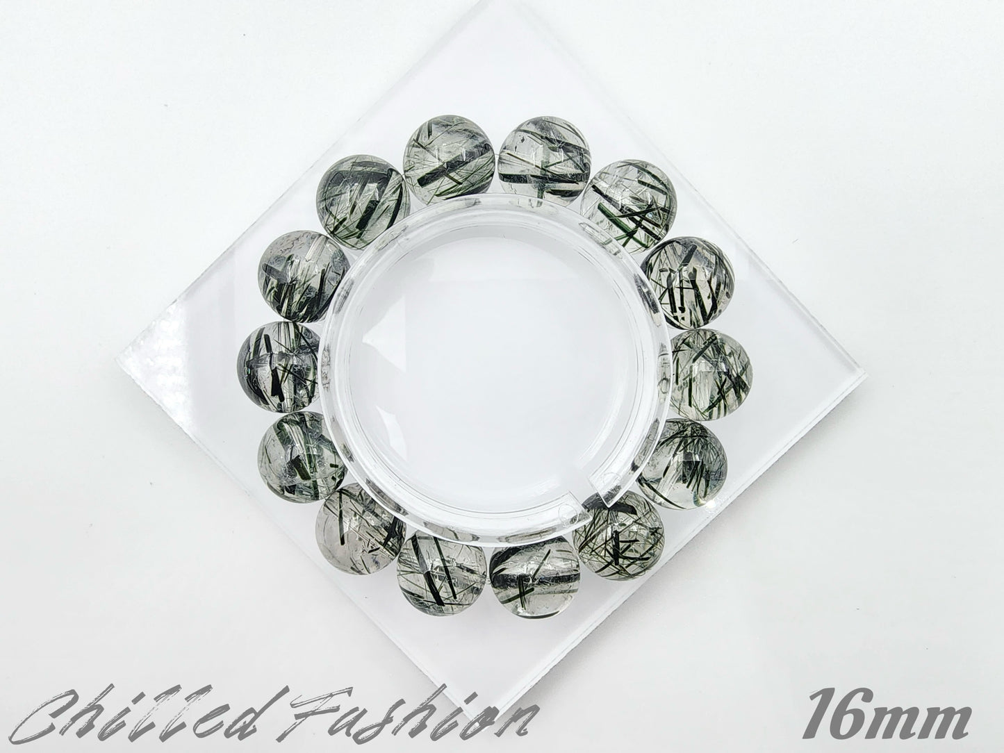 [Bracelet] Brazilian Green Rutilated Quartz Bracelet