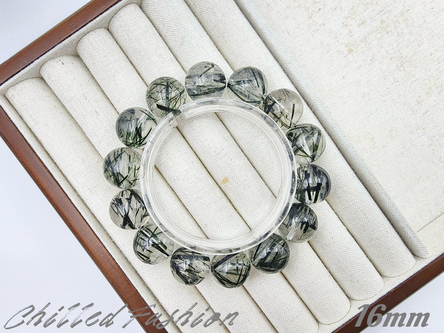 [Bracelet] Brazilian Green Rutilated Quartz Bracelet