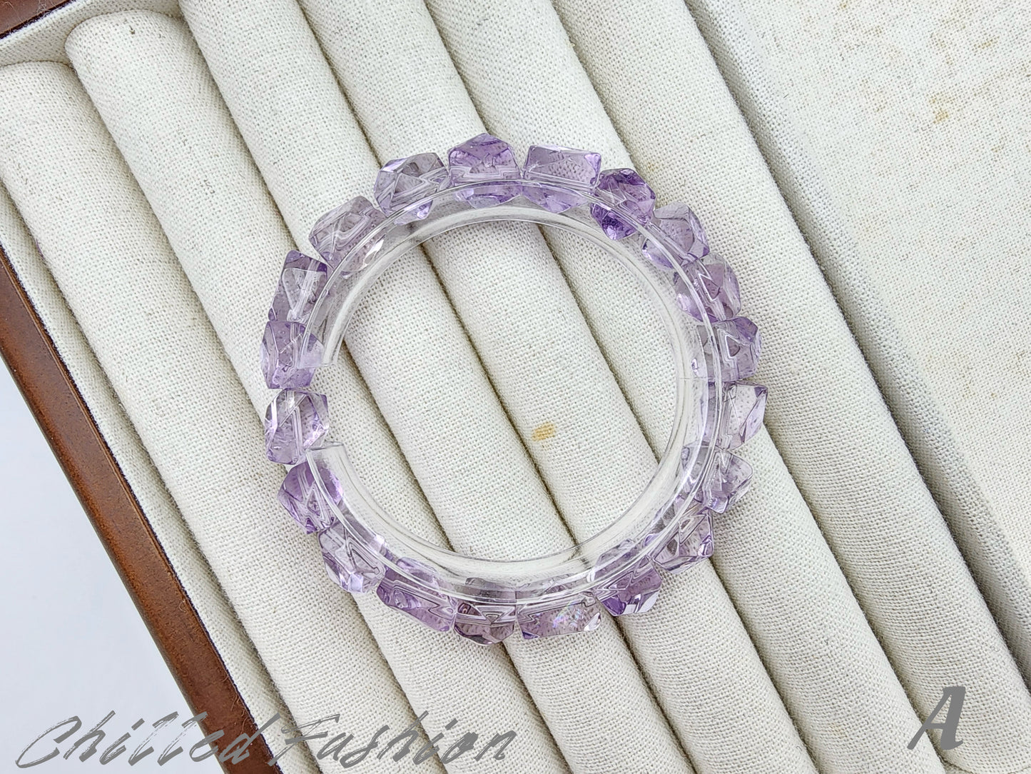 [Bracelet] Faceted Amethyst Bracelet