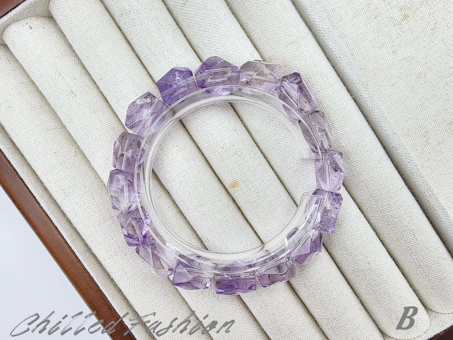 [Bracelet] Faceted Amethyst Bracelet