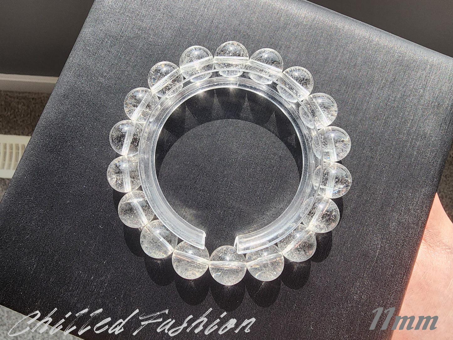 [Bracelet] Himalayan Clear Quartz Bracelet for Clarity and Healing