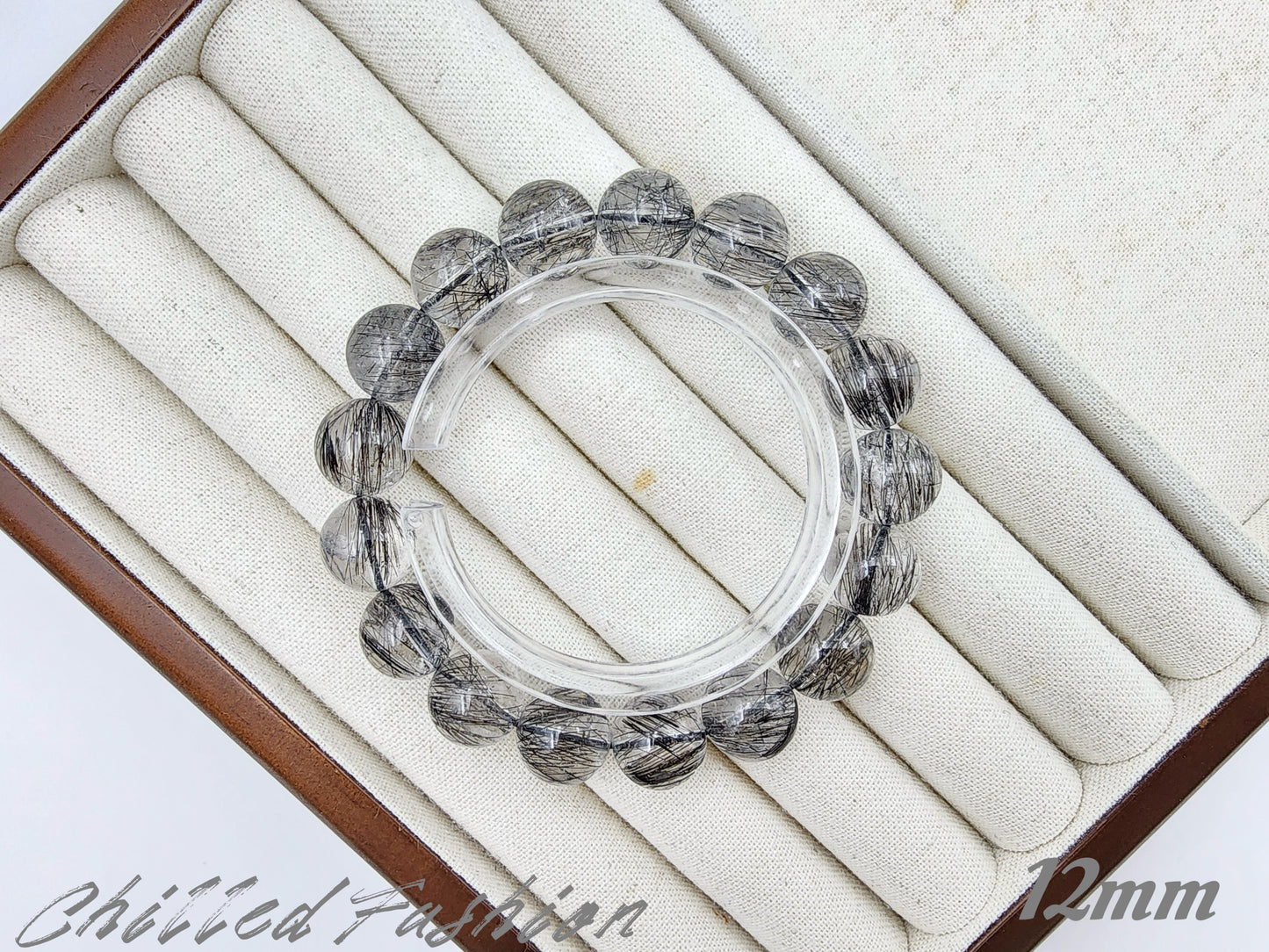 [Bracelet] Lace Black Rutilated Quartz Bracelet