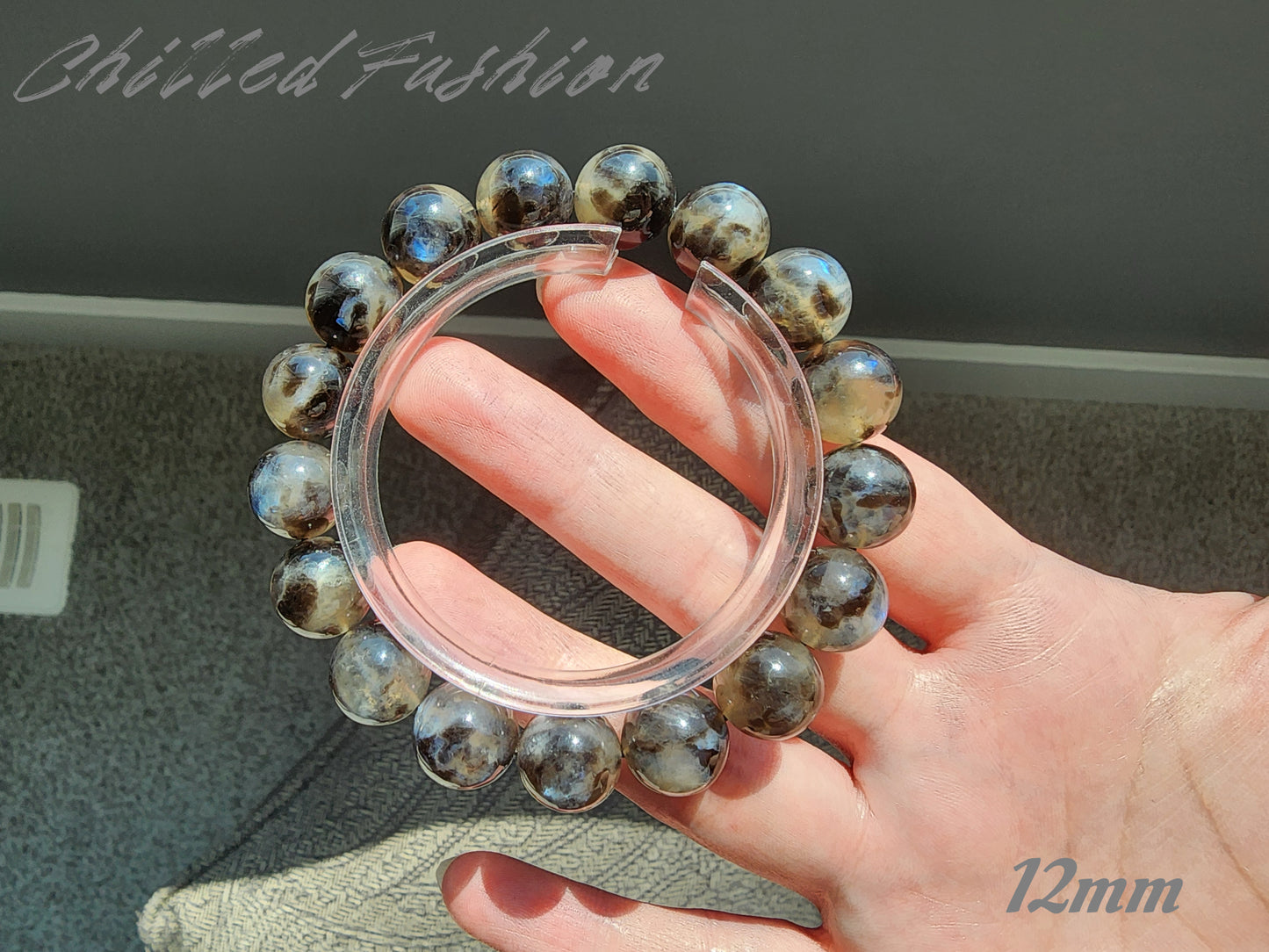 [Bracelet] Blue Flash Moonstone Bracelet