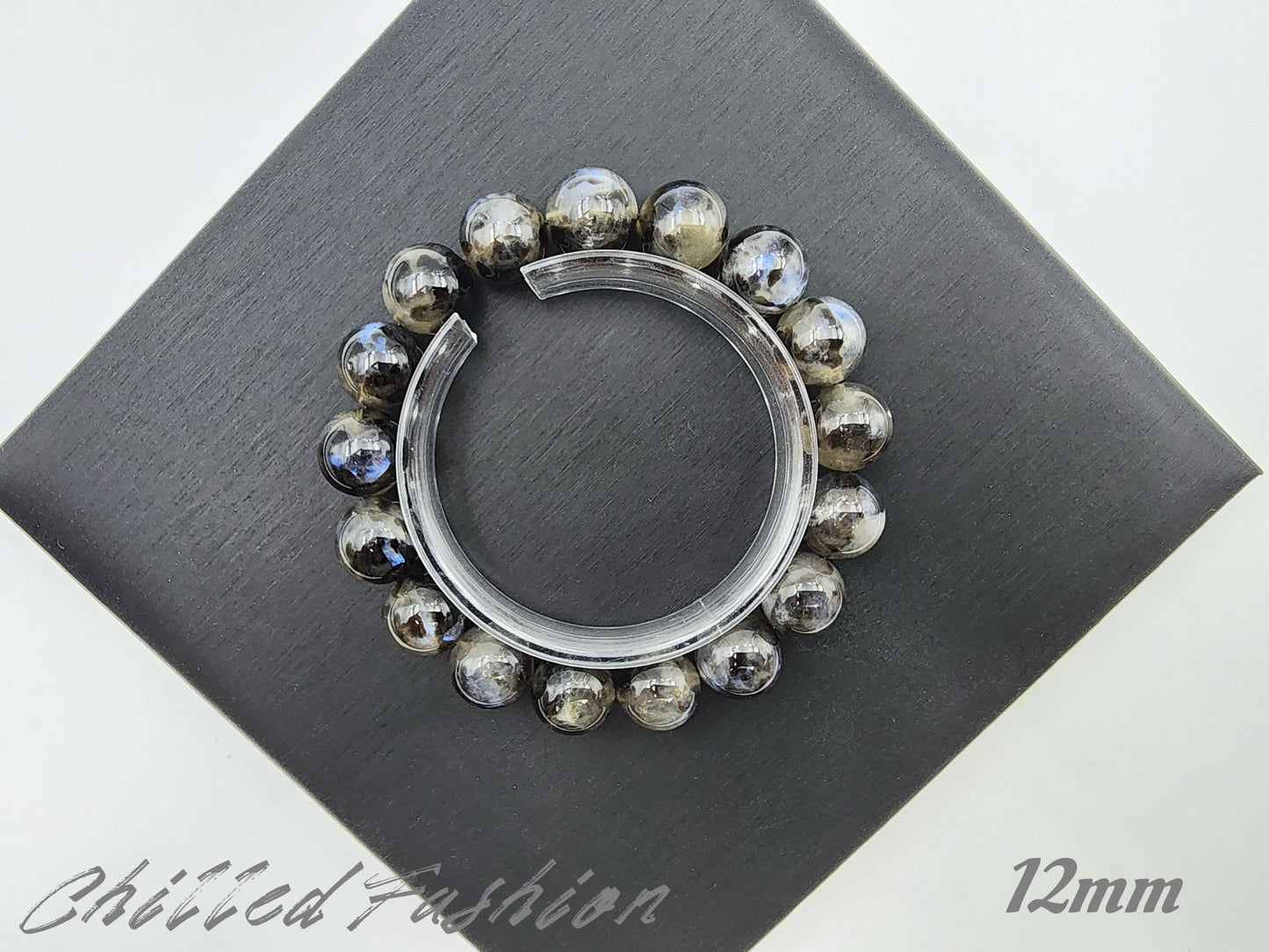 [Bracelet] Blue Flash Moonstone Bracelet