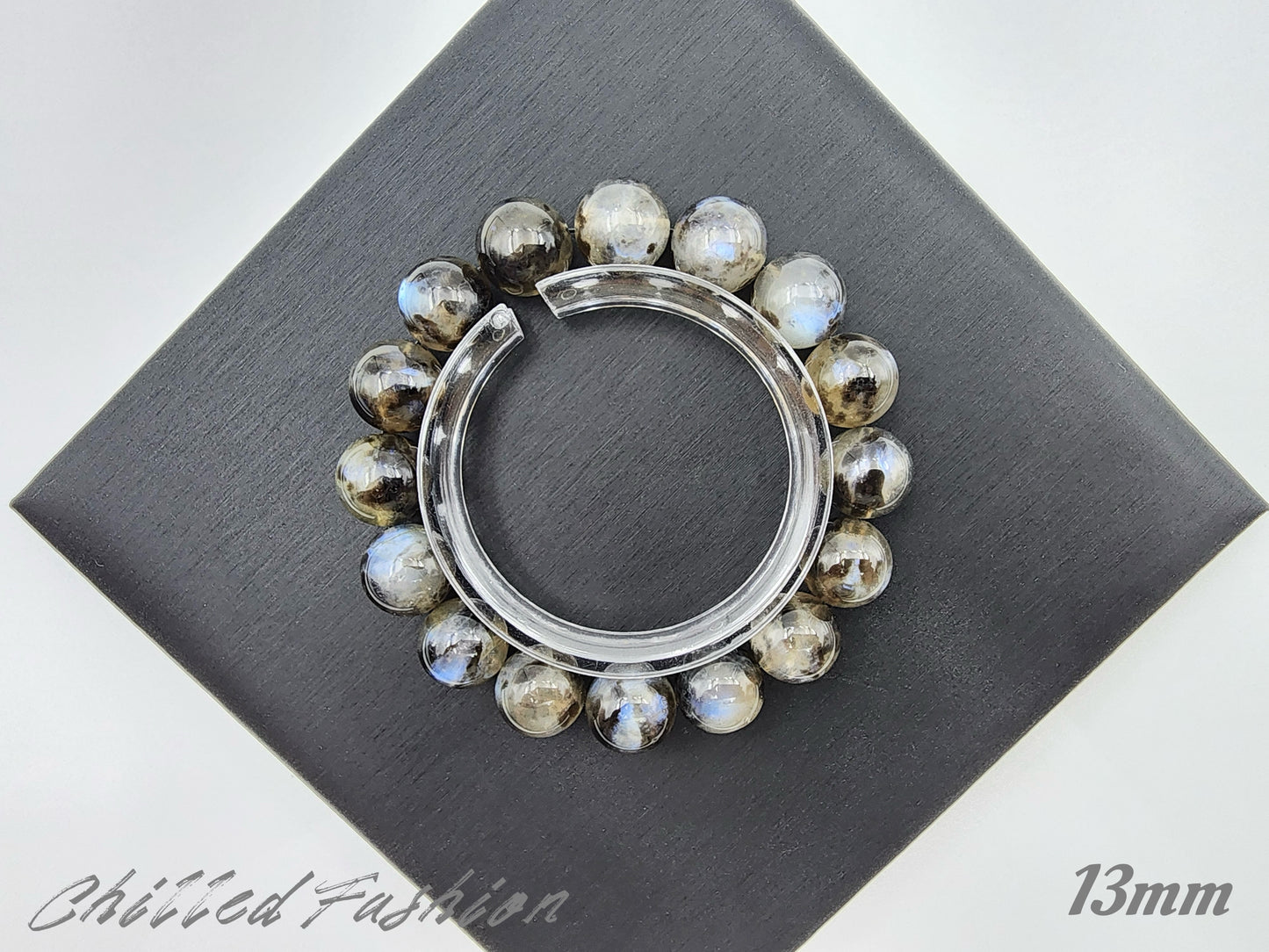 [Bracelet] Blue Flash Moonstone Bracelet
