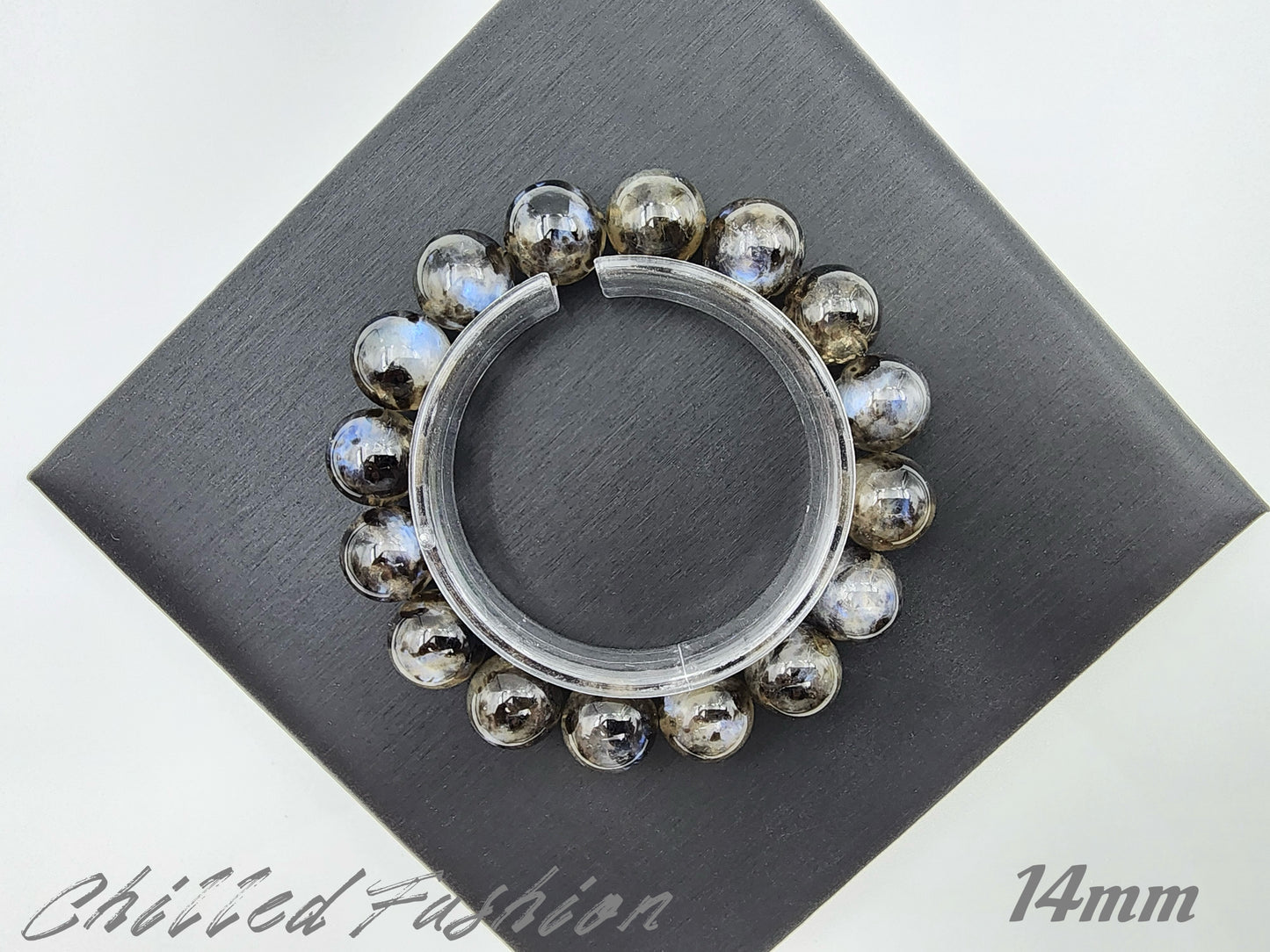 [Bracelet] Blue Flash Moonstone Bracelet