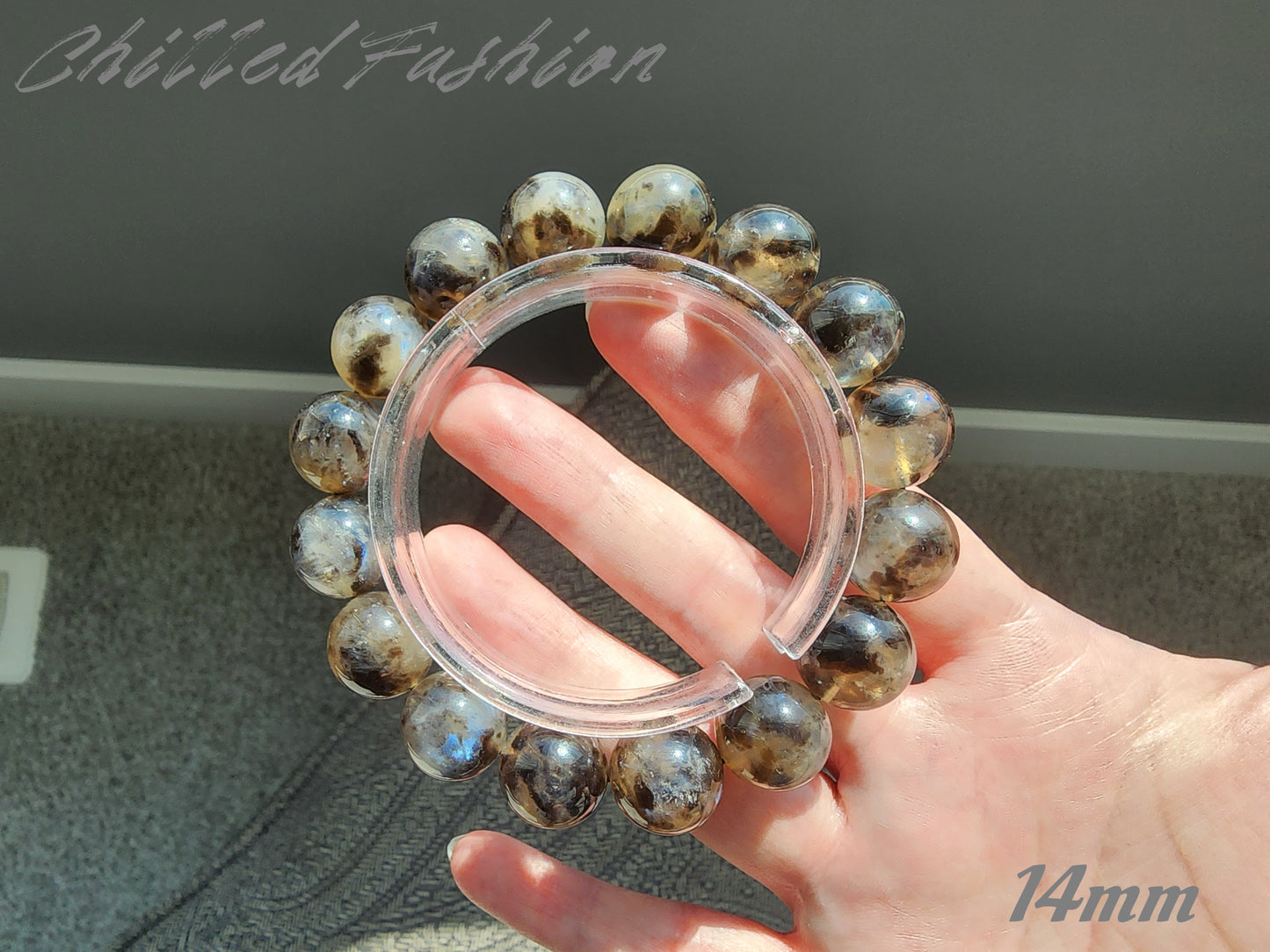 [Bracelet] Blue Flash Moonstone Bracelet