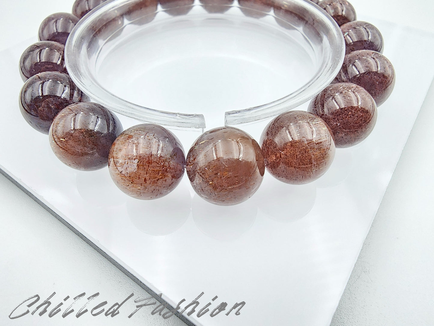 [Bracelet] 12mm Bloodshot Iolite Bracelet