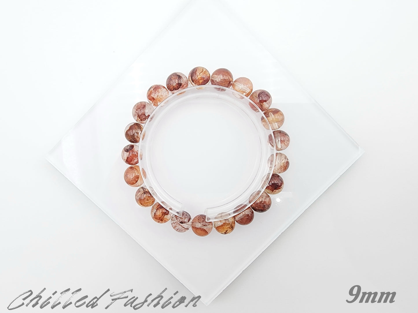 [Bracelet] Natural Hematoid Quartz Bracelet