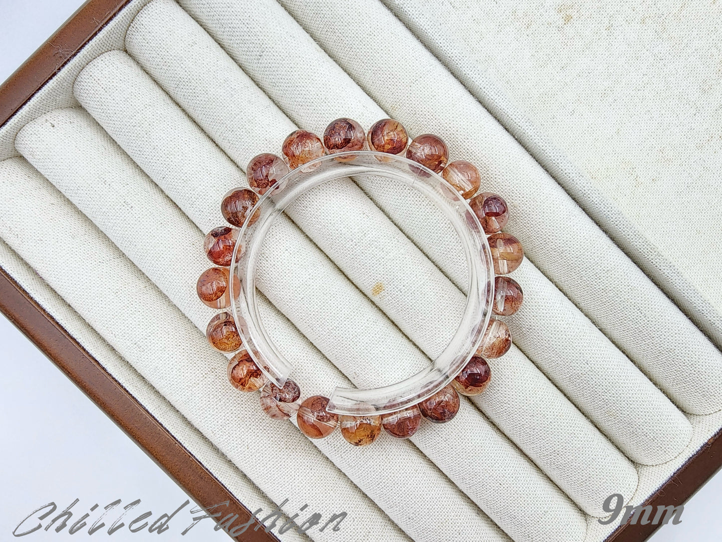 [Bracelet] Natural Hematoid Quartz Bracelet