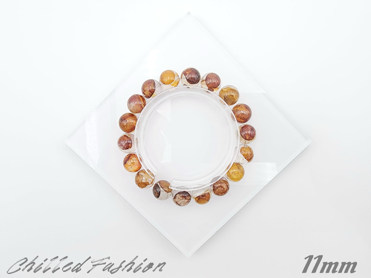 [Bracelet] Natural Hematoid Quartz Bracelet