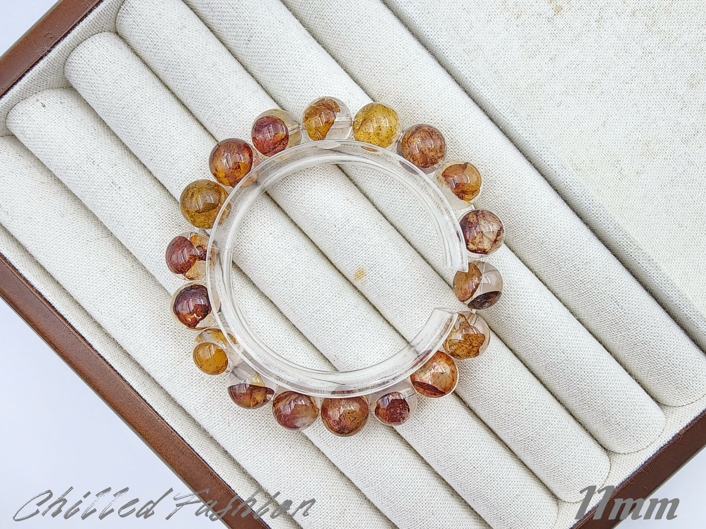 [Bracelet] Natural Hematoid Quartz Bracelet